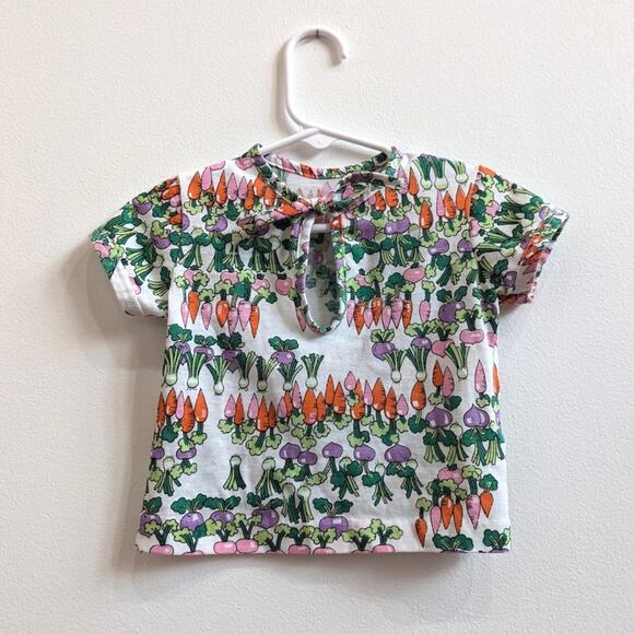 Vtg Her Majesty T-Shirt Unisex Sz 12-18m Vegetables Carrots Layering - Picture 3 of 4